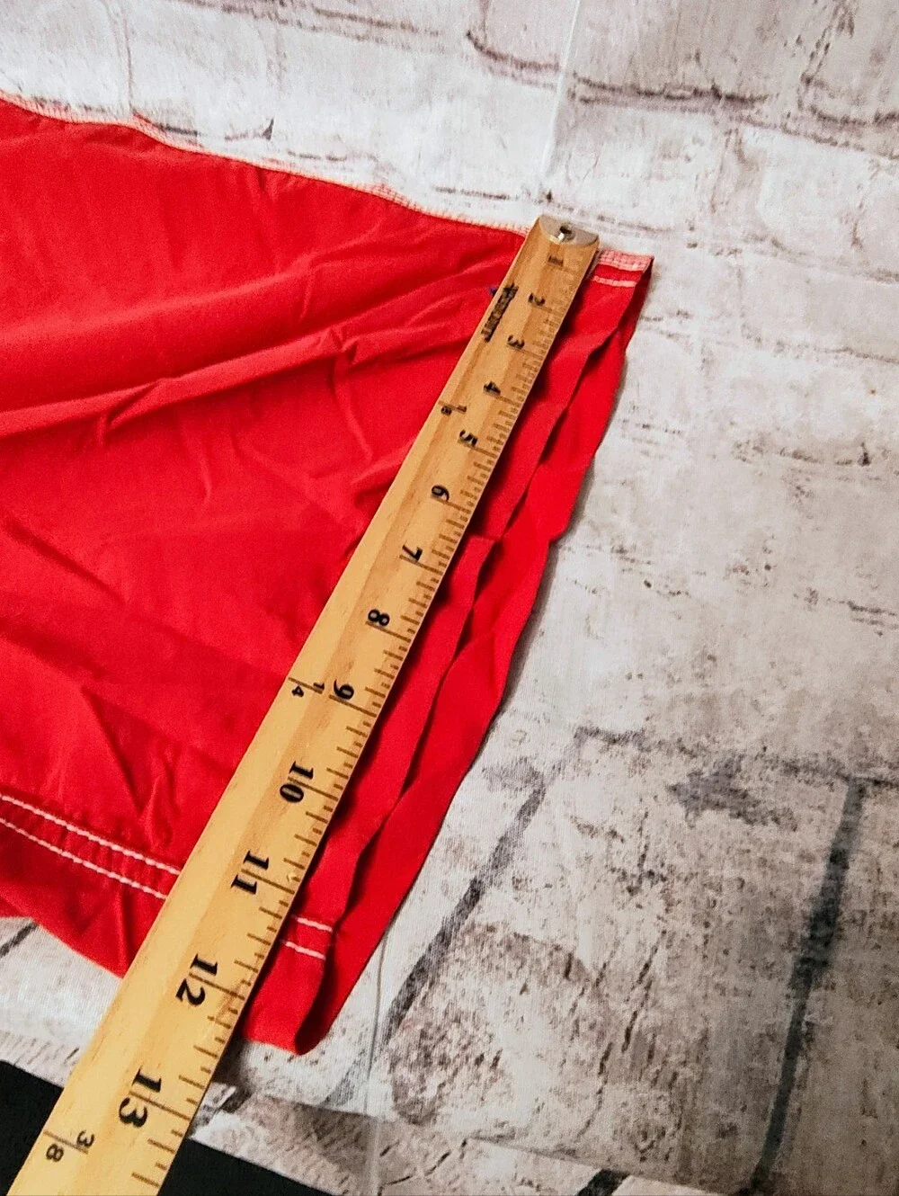 Polo Ralph Lauren Cargo Coral Red Vintage Swim Liner Shorts Medium Resort